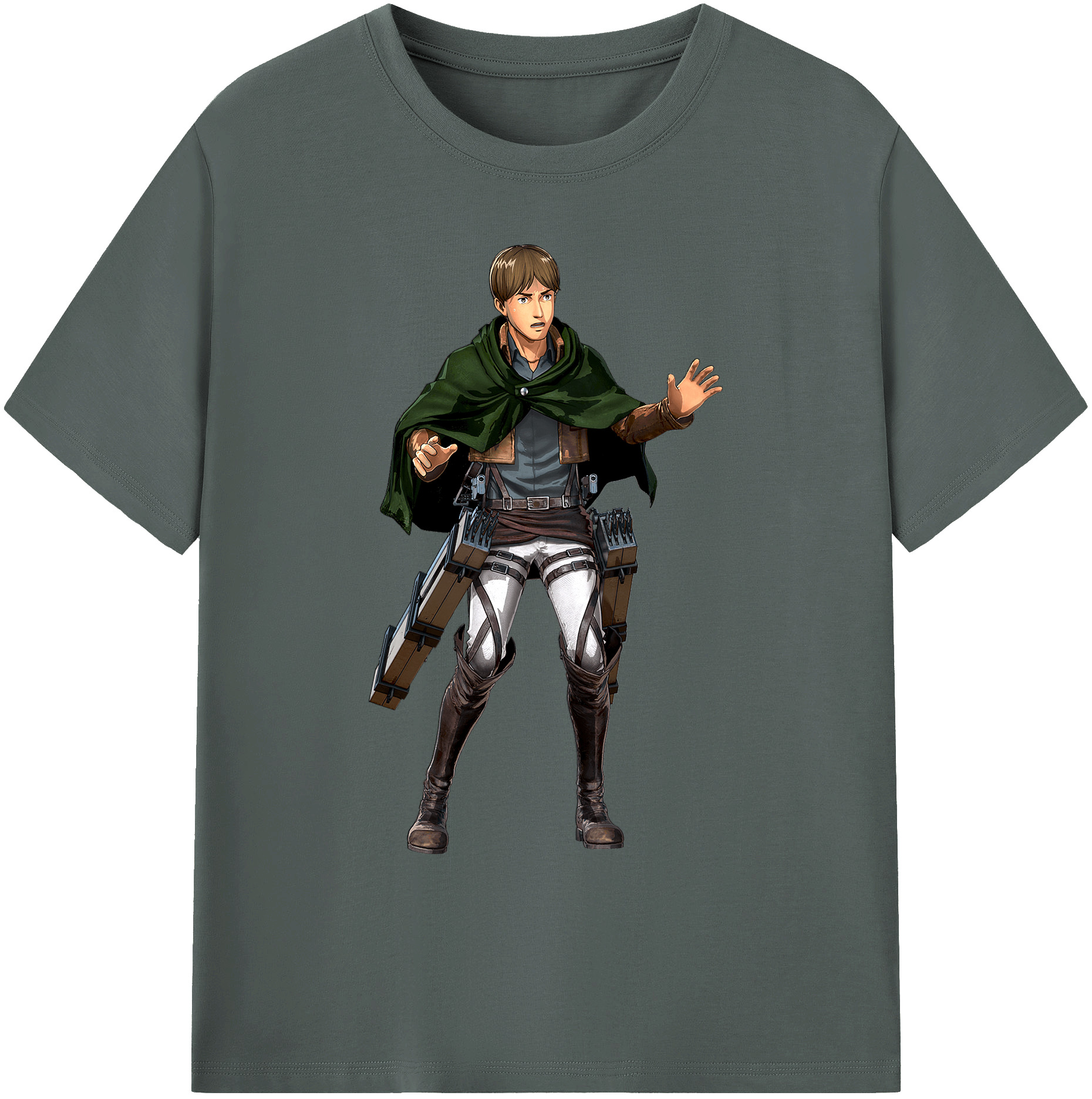 （画像用） 進撃の巨人 Attack on Titan 綿100％ メンズ半袖Tシャツ｜肌触りやわらか＆通気性